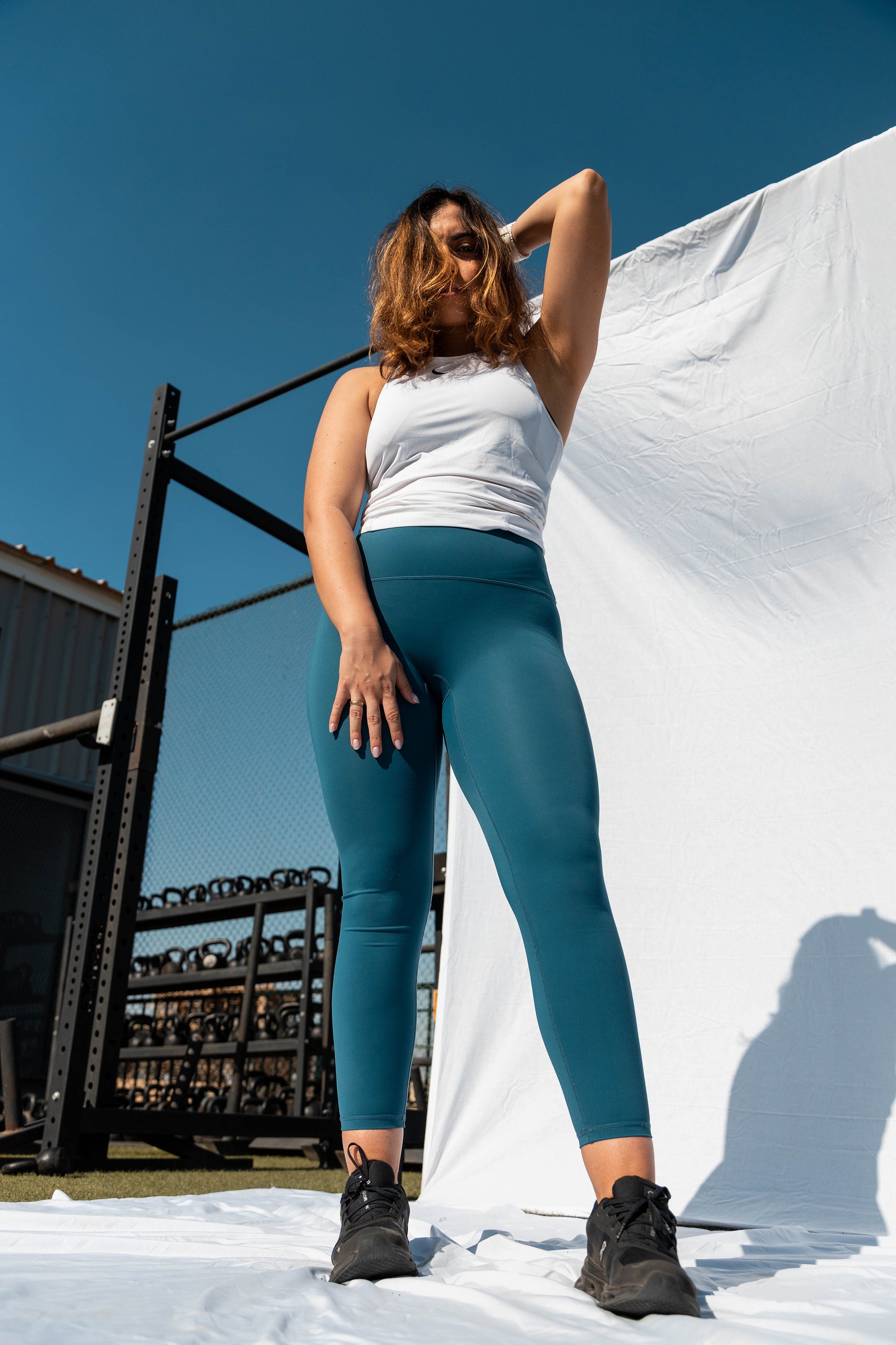 Naked Feel Seamless Leggings - Ocean Blue